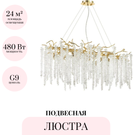 Подвесная люстра ODEON LIGHT BANCHE 5005/12