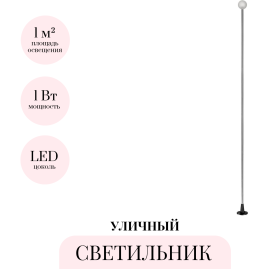 Уличный светильник ODEON LIGHT NOTTE 7123/1GLA