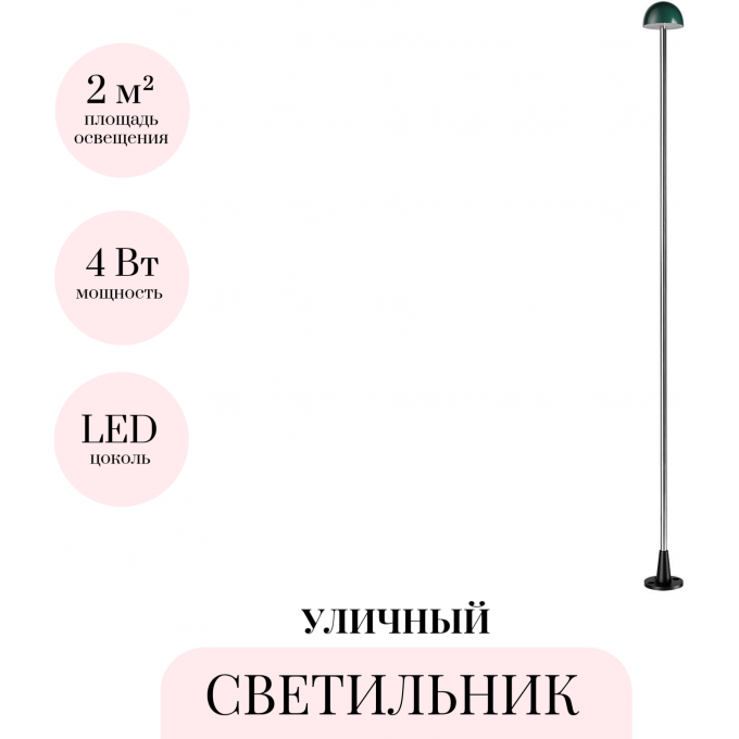 Уличный светильник ODEON LIGHT VERDE NATURE 7122/4GLA